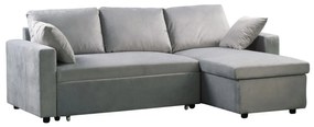 Καναπές Κρεβάτι Montreal Grey E9586,2 223X146X83 cm Ύφασμα