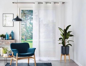 Κουρτίνα Χαμηλής Σκίασης Malina Douceur d'intérieur με κρίκους και διαστάσεις 140x280cm