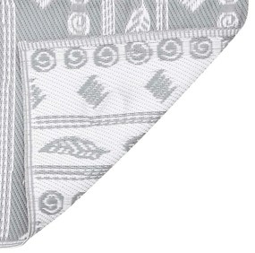 vidaXL Χαλί εξωτερικού χώρου ARAKIL Γκρι 120x180 cm PP