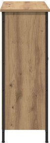 vidaXL Πλαϊνό γραφείο Artisan Oak 70 x 30 x 80 εκ. Επεξεργασμένο Ξύλο