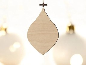 Σετ των 3 Intra απο ξύλο plywood 3mm-4mm πάχος – Χριστουγεννιάτικο στολίδι για δέντρο 40x40 cm INTRAVECTRY-MY545723