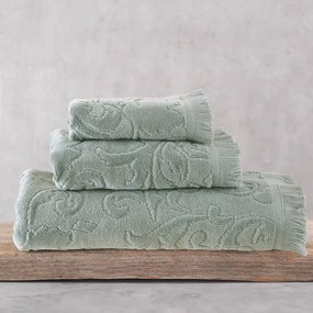 Πετσέτα Sienna Greyzo Green Ρυθμός Σώματος 70x140cm 100% Βαμβάκι