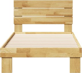 vidaXL Πλαίσιο κρεβατιού με κεφαλάρι χωρίς στρώμα 90x200 cm