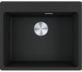 Franke Maris Bowl MRG 610-54 FTL Matt Black Γρανιτένιος Νεροχύτης 60cm