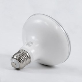 GloboStar® 60093 Λάμπα LED E27 PAR30 Σποτ 15W 1500lm 12° AC 220-240V IP20 Φ9.5 x Υ9.5cm Ψυχρό Λευκό 6000K Dimmable - 3 Years Warranty