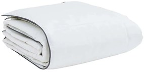 vidaXL Σετ Παπλωμάτων με μαξιλάρι 2 pcs Λευκό 135 x 200 cm Πούπουλο