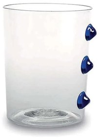 Ποτήρι Νερού Petoni PT00107 370ml Blue-Clear Zafferano Glass