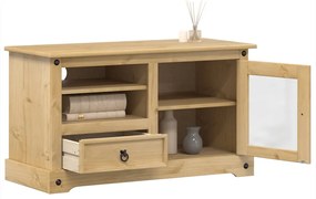 vidaXL Έπιπλο Τηλεόρασης Corona 100x45x58 εκ. από Μασίφ Ξύλο Πεύκου