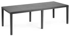 Τραπέζι Γκρι Ανθρακί Ρητίνη Πλαστική ύλη