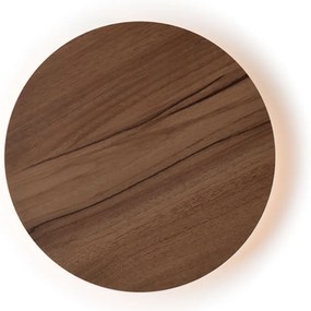 Απλίκα Τοίχου LED Aca Eclipse ZM1724LEDWDW Dark Wood