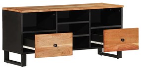 vidaXL Έπιπλο Τηλεόρασης 100x33x46 εκ. Μασίφ Ξύλο Ακακίας &amp; Επεξ. Ξύλο