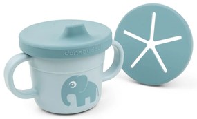 Done by Deer Παιδικό Ποτηράκι από Σιλικόνη Μπλε 215ml