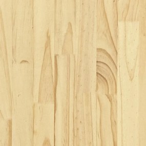 vidaXL Πλαίσιο Κρεβατιού 135 x 190 εκ. από Μασίφ Ξύλο Double