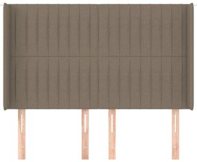 ΚΕΦΑΛΑΡΙ ΜΕ ΠΤΕΡΥΓΙΑ TAUPE 147X16X118/128 ΕΚ. ΥΦΑΣΜΑΤΙΝΟ 3119820