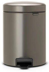 Brabantia 649012 Καλαθάκι Μπάνιου NewIcon 5L, Platinum