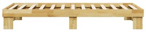 vidaXL Πλαίσιο κρεβατιού χωρίς στρώμα 80x200 cm μασίφ ξύλο δρυς