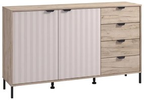 Comota - Sideboard Vandea 3K4F Grey Oak - Cashmere 157x40x93 cm