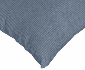 vidaXL Μαξιλάρι Καναπέ 2 pcs Μπλε 50 x 30 cm Υφασμάτινο Κορντουρά