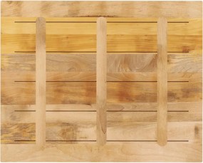 vidaXL Επιτραπέζια επιφάνεια 90x80x3,8 cm Ορθογώνια από μασίφ ξύλο
