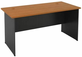 Τραπέζι γραφείου Mesa 123, 74x150x70cm, Κερασί, Σκούρο γκρι | Epipla1.gr