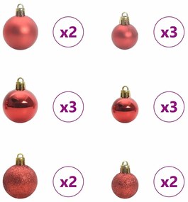 vidaXL Τεχνητό Χριστουγεννιάτικο Δέντρο με 150 LED Πράσινο 150 cm