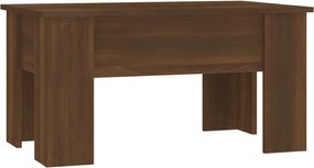 vidaXL Τραπεζάκι Σαλονιού Καφέ Δρυς 79x49x41 εκ. Επεξεργασμένο Ξύλο
