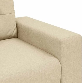 vidaXL Διθέσιος Καναπές-Διάδρομος Κρεμ 180x77x82 εκ. Ύφασμα