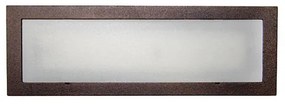 Adeleq Led Φωτιστικό Αλουμινίου Επίτοιχο Ορθογώνιο 1.3W Θερμό Σκουριά 3-97378100