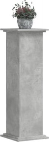 vidaXL Βάσεις Φυτών Γκρι Σκυρ. 33x33x100 εκ. Επεξεργασμένο Ξύλο