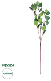 GloboStar® Artificial Garden APPLE BRANCH 20261 Τεχνητό Διακοσμητικό Κλαδί Μηλιάς Π25 x Υ80cm