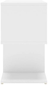 vidaXL Κομοδίνα 2 τεμ. Λευκά 50 x 30 x 51,5 εκ. από Επεξ. Ξύλο