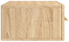 vidaXL Κομοδίνα Επιτοίχια Sonoma Δρυς 35 x 35 x 20 εκ.