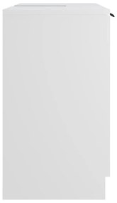 Ντουλάπι Μπάνιου Λευκό 64,5 x 33,5 x 59 εκ. Επεξεργασμένο Ξύλο - Λευκό