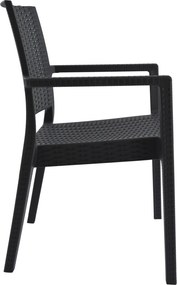ΠΟΛΥΘΡΟΝΑ ΠΟΛΥΠΡΟΠΥΛΕΝΙΟΥ ΒΑΡΕΩΣ ΤΥΠΟΥ KAGANU DARK GREY HM5134.01 57x55,5x89 εκ.