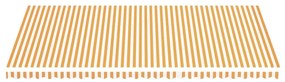 vidaXL Τεντόπανο Ανταλλακτικό Κίτρινο / Λευκό 6 x 3,5 μ.