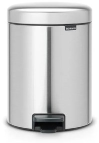 Brabantia 649016 Κάδος με πεντάλ 5L, Matt Steel Fingerprint Proof