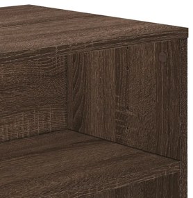 vidaXL Έπιπλο Τηλεόρασης Καφέ Δρυς 120x40x40 εκ. Επεξεργασμένο Ξύλο