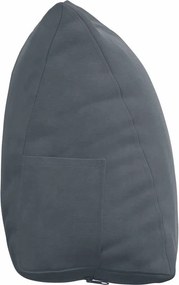 vidaXL Μαξιλάρι Πλάτης Σκούρο Γκρι 45 x 20 x 35 εκ.