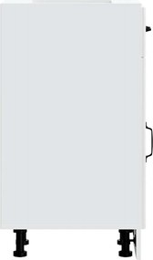 vidaXL ντουλάπι βάσης κουζίνας Lucca Λευκό Υψηλής στιλπνότητας