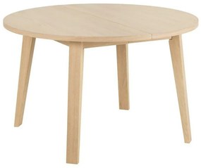 Τραπέζι Oakland C108, Ανοιχτό χρώμα ξύλου, 75cm, Επιμήκυνση, Φυσικό ξύλο καπλαμά, Πλαστικοποιημένη μοριοσανίδα, Ξύλο | Epipla1.gr