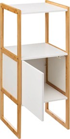 Ντουλάπι Μπάνιου Με Ράφι (33x33x80) F-V Natureo White 174894A