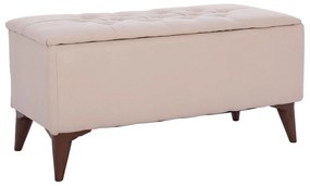 Σκαμπό-Μπαούλο HM9261.03 91x42x43cm Beige-Brown