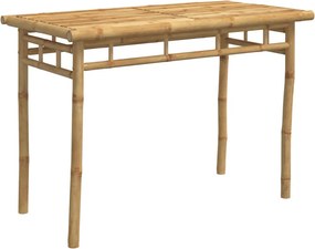 vidaXL Τραπεζαρία Κήπου 110x55x75 εκ. από Μπαμπού