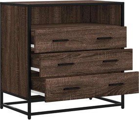 vidaXL Συρταριέρα Καφέ Δρυς 70x41x70 εκ. από Επεξεργασμένο Ξύλο