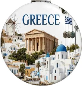 Καθρέπτης τσέπης Souvenir - Σετ 12pcs - Greece - 7*7*3cm - 871838