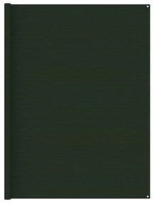 vidaXL Χαλί Σκηνής Σκούρο Πράσινο 250 x 450 εκ.