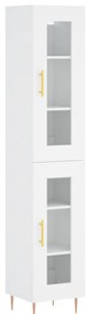 vidaXL Ντουλάπι Λευκό 34,5 x 34 x 180 εκ. από Επεξεργασμένο Ξύλο