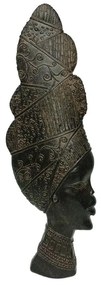 Φιγούρα Διακοσμητική Jabari 017912 15x5xH42cm Black-Brown Πολυρεσίνη