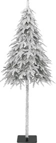 vidaXL Χριστουγεννιάτικο Δέντρο Τεχνητό με Χιόνι 210 εκ.