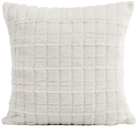 Γούνινο Διακοσμητικό Μαξιλάρι (40x40) Nima Weave Cream